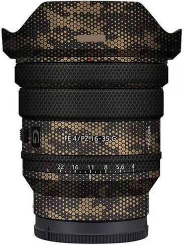Anti-Scratch Camera Lens Sticker Coat Wrap Protective Film Body Protector for Sony FE PZ 16-35mm F4 G Skin Cover Decals Cost FE 4/PZ 16-35 G 4(Circuit Titanium) in Saudi Arabia