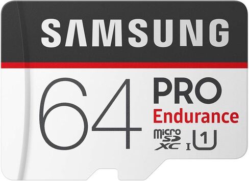 100% Original SAMSUNG PRO Endurance Class 10 Micro SD Card Flash Microsd Memory Card SD/TF Cards 64GB U1 4K with Card Adapter and Card Reader in Saudi Arabia