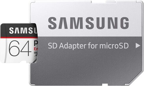 100% Original SAMSUNG PRO Endurance Class 10 Micro SD Card Flash Microsd Memory Card SD/TF Cards 64GB U1 4K with Card Adapter and Card Reader in Saudi Arabia