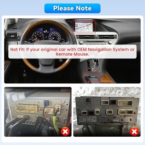Roinvou 4+64g Car Radio for Lexus RX 350 RX350 RX450H MK3 2010 2011 2012 2013 2014 ، 9 " in Saudi Arabia