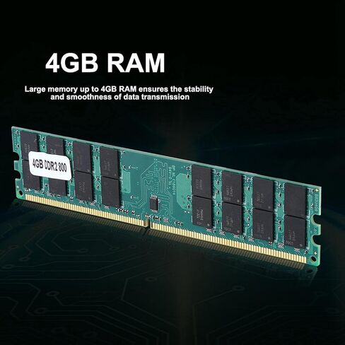 PC2-6400 DDR2 4GB 800MHz 1.8V 240 PIN DESTOP MEDIME COMPUTED MEDUS in Saudi Arabia