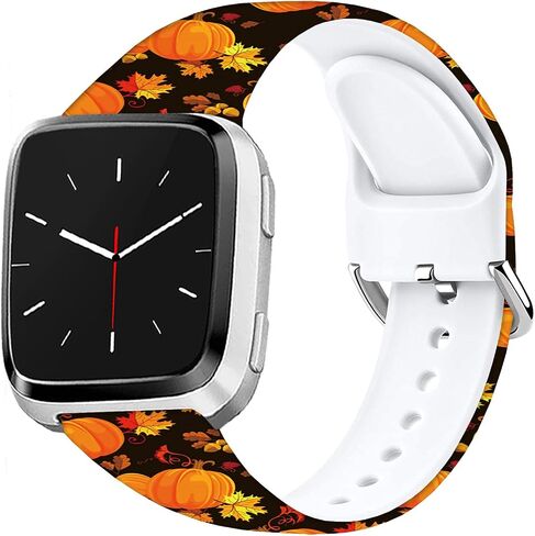 Cartoon Frontier Watch Bands Compatible with Fitbit Versa 2/Versa,Pattern Printed Soft Silicone Strap Compatible Fitbit Versa Lite/SE Suitable for Various 23mm Watch Straps for Women Men Teens. in Kuwait