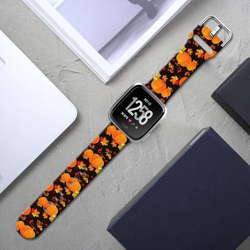 Cartoon Frontier Watch Bands Compatible with Fitbit Versa 2/Versa,Pattern Printed Soft Silicone Strap Compatible Fitbit Versa Lite/SE Suitable for Various 23mm Watch Straps for Women Men Teens. in Kuwait