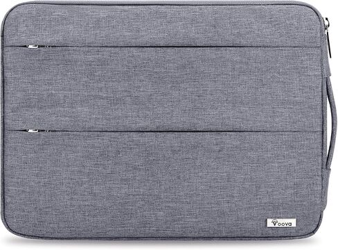 فوفا كمبيوتر كمبيوتر محمول الحمل 13.6 بوصة متوافقة مع MacBook Air 13 M1/M2/M3/M4 ، Macbook Pro 13/14 ، iPad Pro 13 ، حقيبة غطاء كمبيوتر ضئيلة مقاومة للماء ، رمادي in Kuwait
