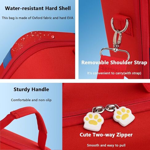 Mario Carrying Case for Nintendo Switch - Compatible with Switch OLED, Portable Hard Messenger Bag for Switch Console, Switch Dock, Pro Controller, Joy-Con grip, Poke Ball Plus & Accessories in Kuwait