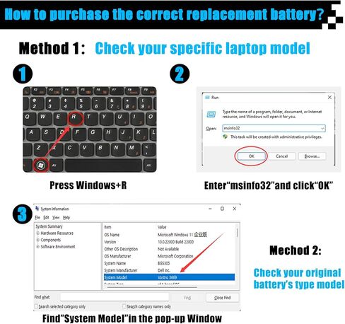 L22M3P72 SB11H56256 بطارية الكمبيوتر المحمول لـ Lenovo 100W 300W 500W Gen 4 2023 Series 5B11H56355 L22M3P71 SB11H56253 5B11H56352 L22D3P71 SB11H56255 5B11H56354 L22C30 5B11H56353 47WH 4080MAH in Saudi Arabia
