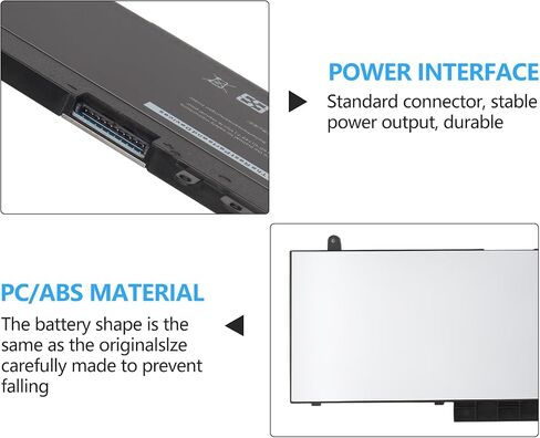 WJ5R2 استبدال بطارية الكمبيوتر المحمول متوافقة مع Dell Precision 3510 M3510 Latitude 5570 E5570 11.4V 84WH in Saudi Arabia
