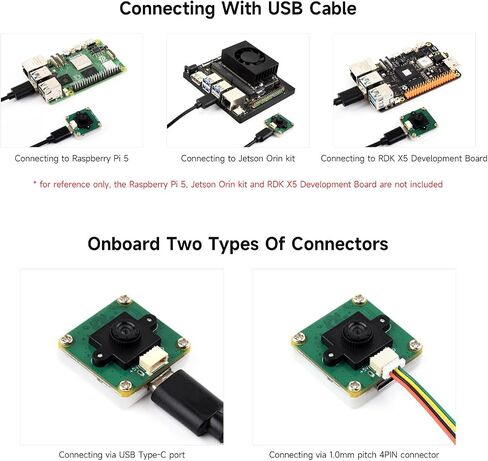 ودعم Waveshare OV9281 1MP MONO USB (A) ، تسجيل معدل إطارات مرتفع 120 إطارًا في الثانية ، مصراع عالمي للتصوير أوضح in Saudi Arabia