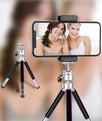 Mini Tripod Portable 3-Stage Tripod Universal 1/4 Screw Phone Tripod in Saudi Arabia