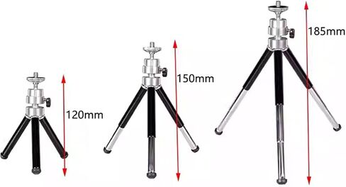 Mini Tripod Portable 3-Stage Tripod Universal 1/4 Screw Phone Tripod in Saudi Arabia