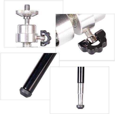 Mini Tripod Portable 3-Stage Tripod Universal 1/4 Screw Phone Tripod in Saudi Arabia
