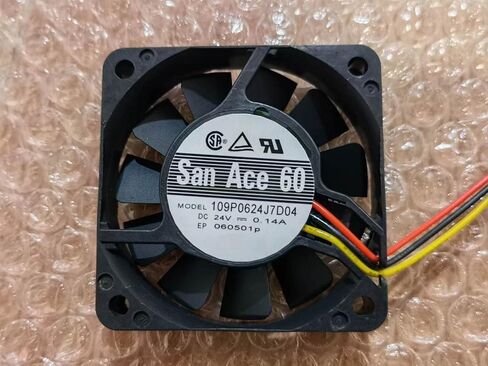 DC24V 0.14A 109P0624J7D04 6015 6cm 3-Wire high Airflow Cooling Fan in Saudi Arabia
