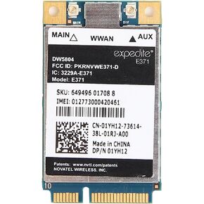 Dell Wireless DW5804/E371 4G (LTE-3G) PCI-E WWAN Card for DELL DP/N 01YH12 not for IBM/Lenovo/Thinkpad and HP in Saudi Arabia