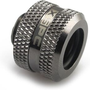 XSPC G1/4 "إلى 10 مم معرف ، 14 مم من تركيب الأنابيب الصلبة ، كروم أسود in Kuwait
