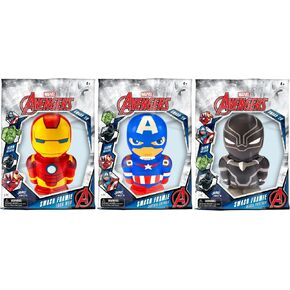 JA-RU Marvel Avengers Superhero Foam Ball 5.5" (1 Spiderman) Squishy Toy Figure Action, Hulk, Captain America, Iron Man & Black Panther. Fidget Stress Ball for Kids A-6821-1s in Kuwait