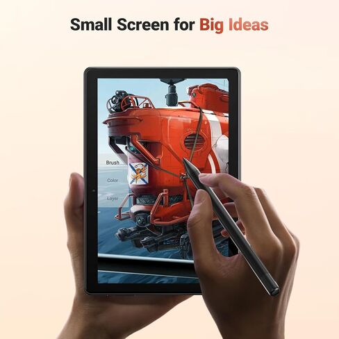 Frunsi Drawing Tablet, Standalone Drawing Tablets with Screen, No Computer Needed, Octa-core CPU, 10 inch FHD Display, Android 12, 4GB/64GB, SD Card Slot, Portable Drawing Tablets for Digital Artwork in Saudi Arabia