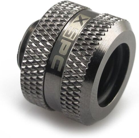 XSPC G1/4 "إلى 10 مم معرف ، 14 مم من تركيب الأنابيب الصلبة ، كروم أسود in Kuwait