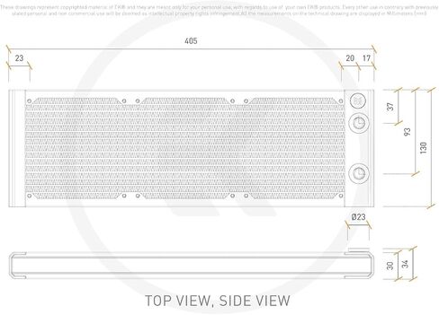 Ekwb Ek-Quantum Surface S360 الرادياتير ، أنظف و Superflush حزمة ، أسود in Kuwait