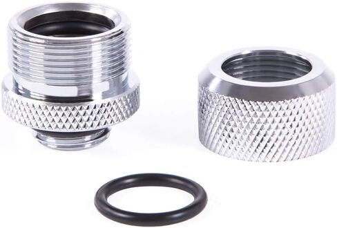Alphacool Eiszapfen Hardtube G1/4 "Fitting ، 14mm OD ، Chrome ، 6 pack in Saudi Arabia