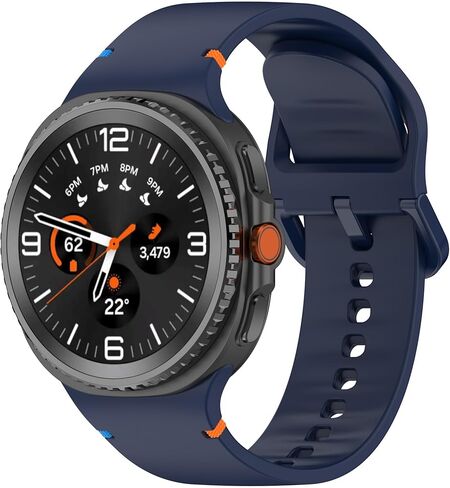 لـ Galaxy Watch 8 Band Classic 46mm ، 2025 Soft Silicone Sport Strap متوافق مع Samsung Galaxy Watch 8 40 مم 44 ملم in Kuwait