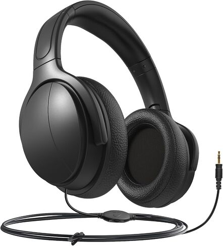 Long Cord Wired Headphones for tv, Over Ear Headphone tv Watching for Seniors with Extra Long Cord, Universal 3.5mm AUX Audio(19.5FT) in Saudi Arabia