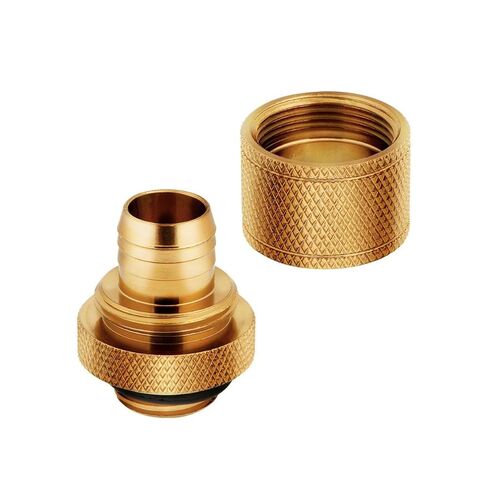 Hydro X Series XF Compression 10/13mm (3/8" / 1/2") ID/OD Fittings and 90 Degree Rotary Adapter Set, White, 4-Pack in Saudi Arabia