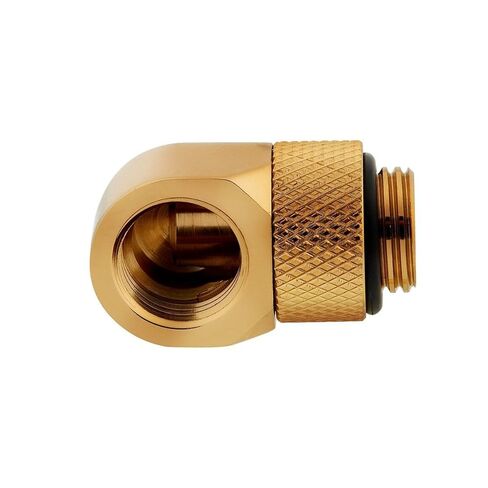 Hydro X Series XF Compression 10/13mm (3/8" / 1/2") ID/OD Fittings and 90 Degree Rotary Adapter Set, White, 4-Pack in Saudi Arabia