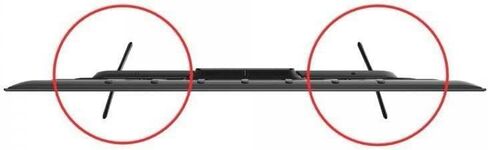 Original TV Base Stand Legs for Hisense - 75" Model 75R6030K (Screws Included.) in Saudi Arabia