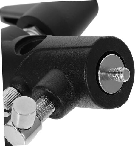 H Shaped Metal Flash Lamp Holder Bracket with Dual Flashlight Mount for Photography Umbrella Softbox Durable Design Stable and Lightweight Stand in Saudi Arabia