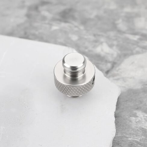 ECSING 2PCS 3/8 "من الذكور إلى ذكور ترايبود برغي محول الصلب غير القابل للصدأ مناسبة لترايش تخييم خفيفة الكارب in Saudi Arabia