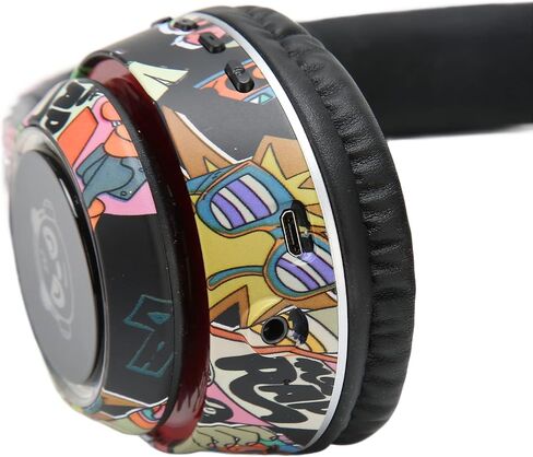 ASHATA L750 Bluetooth Headset, RGB Lamp Gaming Headphone, Support Memory Card Linein Mode Headset with Microphone for PC Laptop in Saudi Arabia