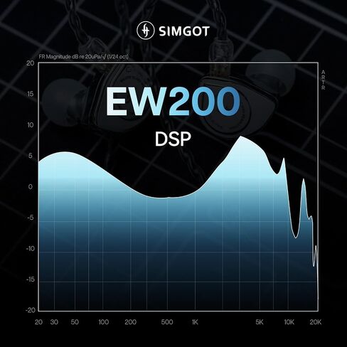 Linsoul Simgot EW200 10MM SCP Diaphragm Diphragm Driver داخل الأذن مع جميع جسم معدني ، قابلة للفصل 0.78 مم 2Pin 2pin كابل OFC الفضة لموسيقيي Audiophiles (EW200 بدون MIC) in Saudi Arabia