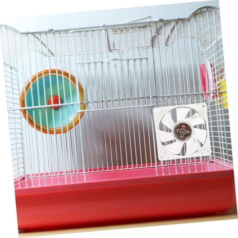 Transparent Acrylic Pet Cooling Fan USB Portable Small Cage Fan for Hamsters and Small Animals Summer Cooling for Crates and Kennels in Saudi Arabia