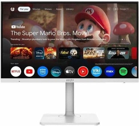 MSI Modern MD272UPSW 27-inch IPS 3840 x 2160 (UHD) Smart Monitor, 60 Hz, Adaptive-Synch, HDR Ready, HDMI, DisplayPort, USBC 65W Power Delivery, VESA Mountable, Height Adjustable, Speaker, White in Saudi Arabia