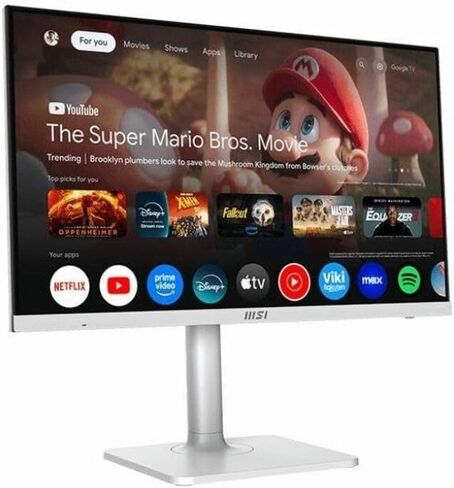 MSI Modern MD272UPSW 27-inch IPS 3840 x 2160 (UHD) Smart Monitor, 60 Hz, Adaptive-Synch, HDR Ready, HDMI, DisplayPort, USBC 65W Power Delivery, VESA Mountable, Height Adjustable, Speaker, White in Saudi Arabia