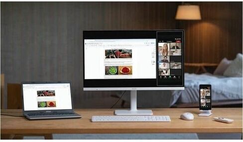 MSI Modern MD272UPSW 27-inch IPS 3840 x 2160 (UHD) Smart Monitor, 60 Hz, Adaptive-Synch, HDR Ready, HDMI, DisplayPort, USBC 65W Power Delivery, VESA Mountable, Height Adjustable, Speaker, White in Saudi Arabia