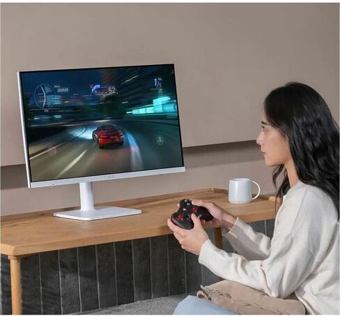 MSI Modern MD272UPSW 27-inch IPS 3840 x 2160 (UHD) Smart Monitor, 60 Hz, Adaptive-Synch, HDR Ready, HDMI, DisplayPort, USBC 65W Power Delivery, VESA Mountable, Height Adjustable, Speaker, White in Saudi Arabia