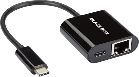 Black Box USB-C إلى محول Gigabit Ethernet مع تسليم الطاقة 100W ، PD 3.0 in Saudi Arabia