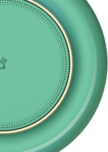 Cup Warmer Mat, USB Electric Heating Pad Intelligent Temperature Control 3 Levels 55℃ 65℃ 75℃ for Office Home Desk ABS Metal 5.1 x 4.6 x 0.9in (Green) in Saudi Arabia