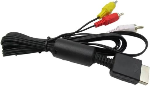USonline911 Power Cord and AV Cable for Original PlayStation PS1/ PS2/PS3 in Saudi Arabia