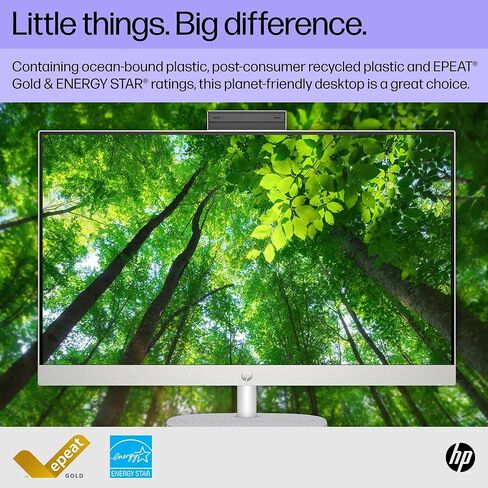 HP 27 Touchscreen All-in-One Desktop Computer - 27" FHD IPS Display, Intel 12-Core Ultra7-155U, Intel Graphics, Adjustable Height, Win 11 Pro, Keyboard & Mouse, Business AIO, 64GB DDR5 RAM | 1TB SSD in Saudi Arabia