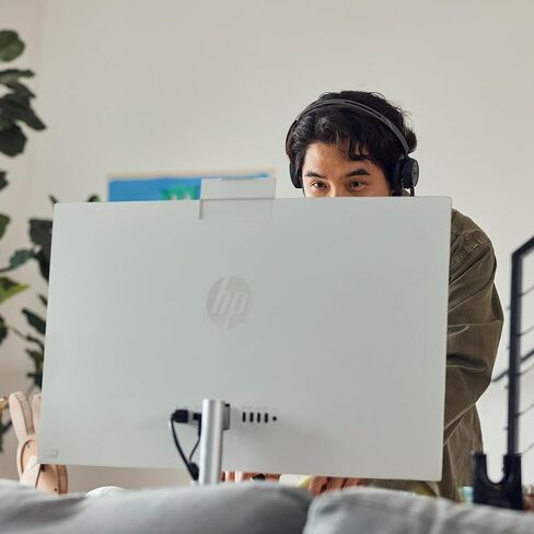 HP 27 Touchscreen All-in-One Desktop Computer - 27" FHD IPS Display, Intel 12-Core Ultra7-155U, Intel Graphics, Adjustable Height, Win 11 Pro, Keyboard & Mouse, Business AIO, 64GB DDR5 RAM | 1TB SSD in Saudi Arabia