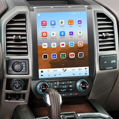 لترقية راديو Ford F150 2015 2015 2017 ، نظام استريو CPU 8Core ، شاشة تعمل باللمس 12.1 بوصة ، CarPlay و Android Auto in Kuwait