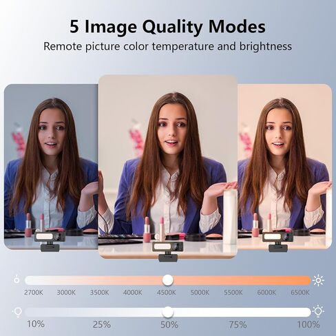 2K Webcam with Dual AI Noise-Cancelling Mics Autofocus, Auto Light Correction,120° FOV,Privacy Cover,Plug and Play Computer Camera for Microsoft Teams/Zoom/Google Voice/Skype/Facetime/YouTube,Black in Kuwait