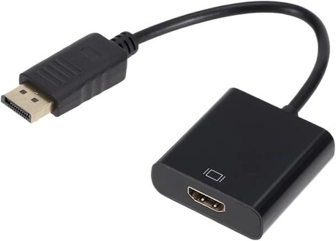 WvvMvv DisplayPort to HDMI-Compatible Adapter Cable 1080P DP Male to HDMI-Compatible Female Video Converter for PC TV in Saudi Arabia
