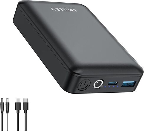 حزمة بطارية DC 12V القابلة لإعادة شحنها PD45W USB-C بنك الطاقة 15000 مللي أمبير في الساعة LED مصابيح/شرائح ، مضخة الأطياف ، جبل التلسكوب ، كاميرا CCTV ، Milwaukee M12 سترات/سترات ساخنة ، iPhone ، MacBook in Kuwait