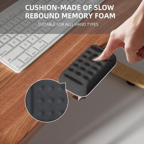 Ergonomic Keyboard Wrist Rest Pad,Mouse Pad Wrist Support,Rotatable Memory Foam Wrist Support Pad,Mouse Pad Wrist Support for Gaming, Office, Computer, PC Painting, Gaming (2) in Saudi Arabia