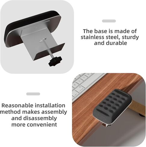 Ergonomic Keyboard Wrist Rest Pad,Mouse Pad Wrist Support,Rotatable Memory Foam Wrist Support Pad,Mouse Pad Wrist Support for Gaming, Office, Computer, PC Painting, Gaming (2) in Saudi Arabia