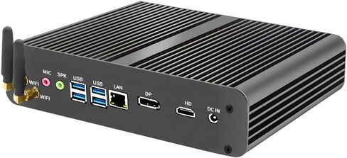 MSECORE MINI MINI PC ، كمبيوتر سطح المكتب مع CORE I7-8565U ، 8G DDR4 RAM ، 256G NVME SSD ، 4K ، 1*HDMI ، 1*DP ، VESA ، Windows 11 Pro in Kuwait