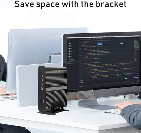 MSECORE MINI MINI PC ، كمبيوتر سطح المكتب مع CORE I7-8565U ، 8G DDR4 RAM ، 256G NVME SSD ، 4K ، 1*HDMI ، 1*DP ، VESA ، Windows 11 Pro in Kuwait